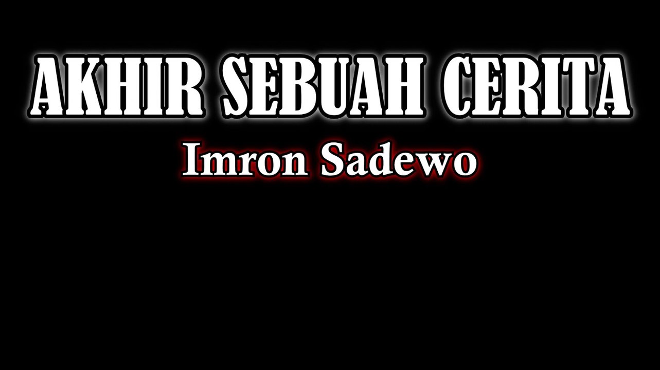 AKHIR SEBUAH CERITA - Imron Sadewa | Karaoke Dangdut Korg Pa3X