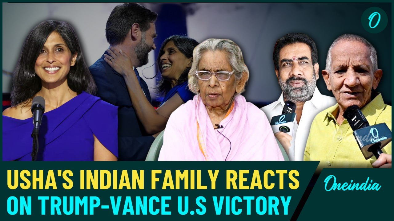 Usha Vance’s Grandma Refuses to Comment on Her Love Story with JD —Village Reacts to Trump's Victory