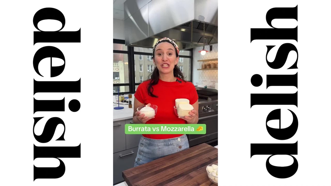 Differences between burrata and mozzarella