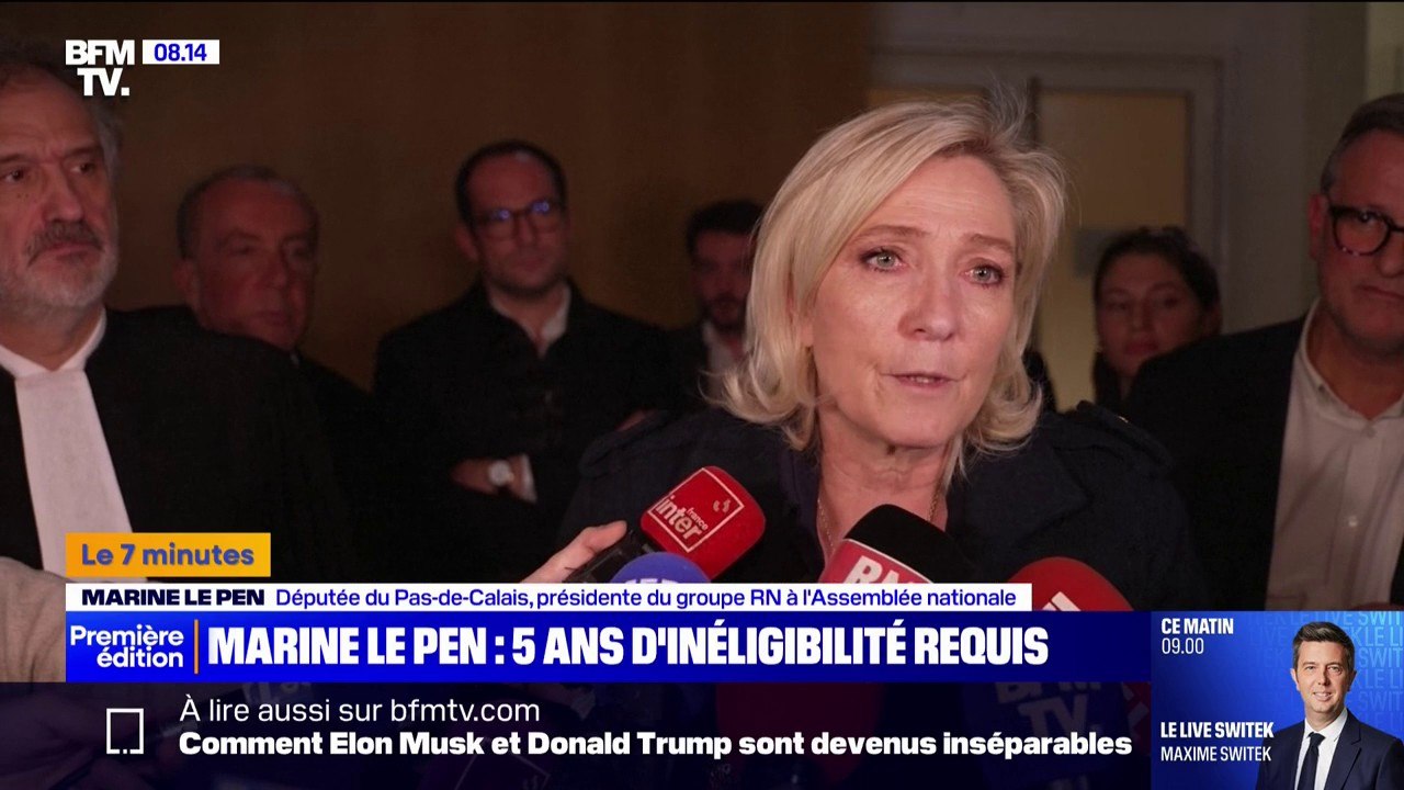 7 MINUTES POUR COMPRENDRE - Procès du RN: quel avenir politique pour Marine Le Pen?