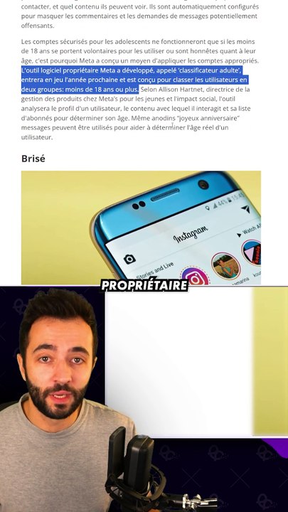 GROS CHANGEMENT INSTAGRAM ! 😱 #instagram #insta #meta #tech  #ia