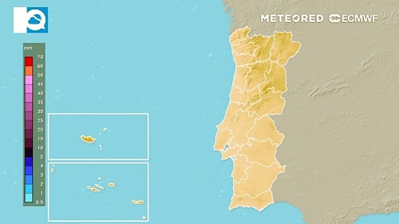 Estas são as regiões de Portugal onde se prevê mais chuva nos próximos dias