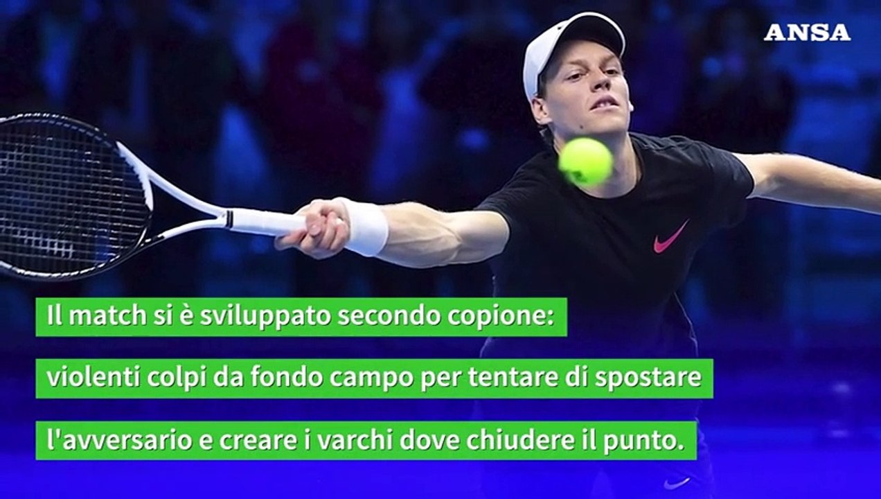 Sinner batte Medvedev e va in semifinale  alle Atp Finals Torino