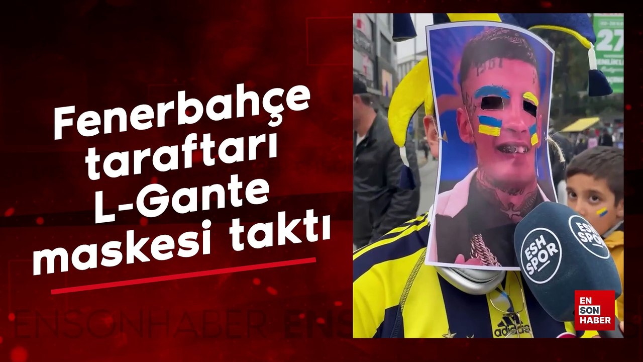 Fenerbahçe taraftarı, L-Gante maskesi taktı
