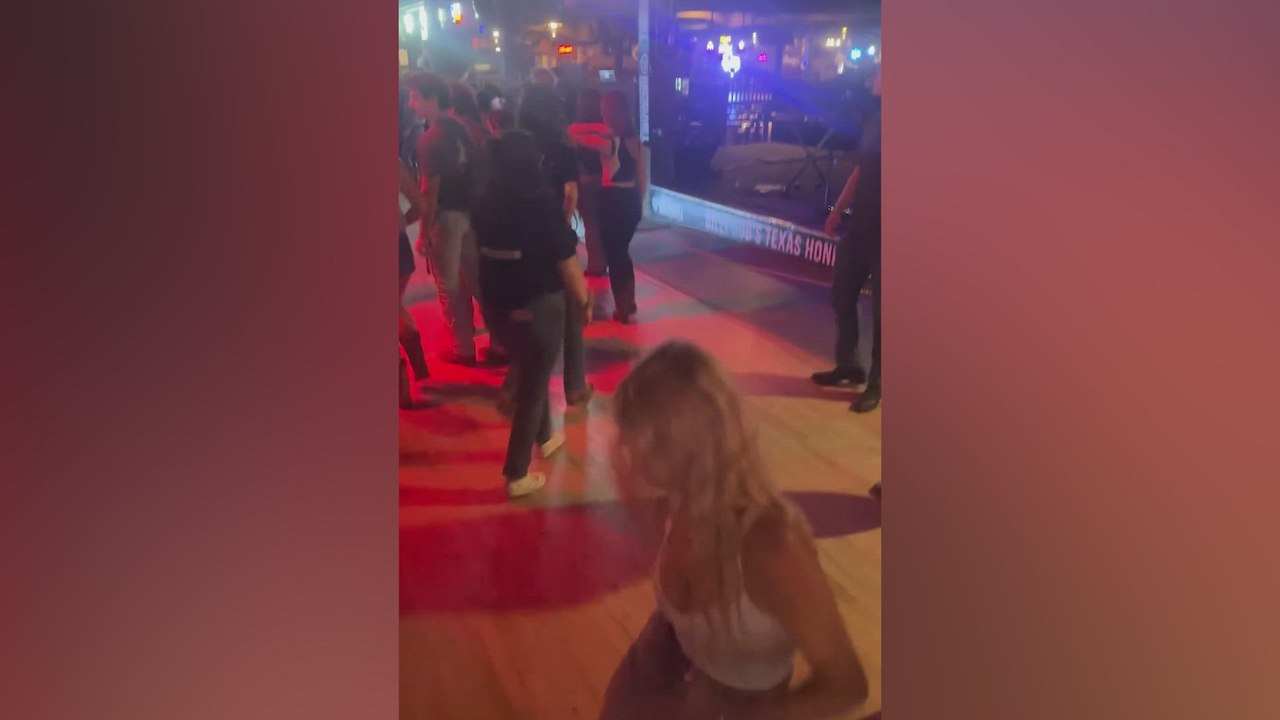 Hawk Tuah girl goes viral with awkward dance floor twerking