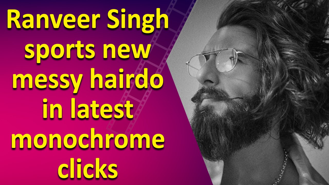Ranveer Singh sports new messy hairdo in latest monochrome clicks