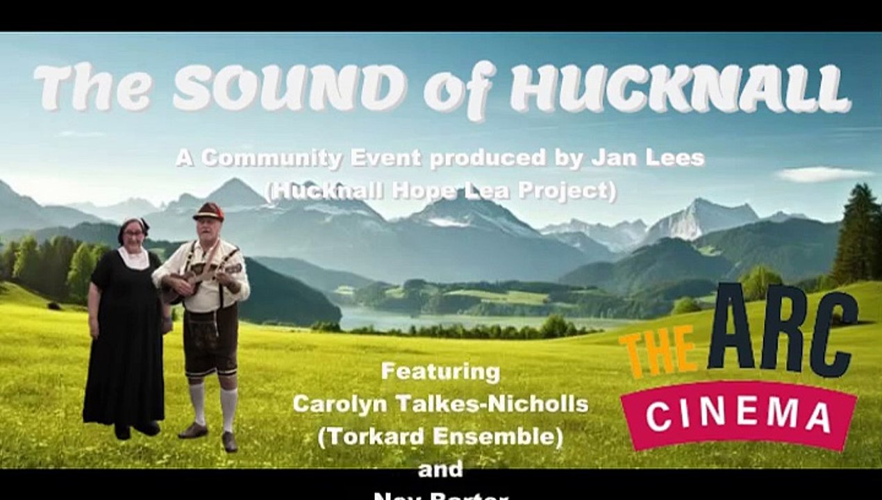 Hucknall Sound of Music flash mob and sing-along