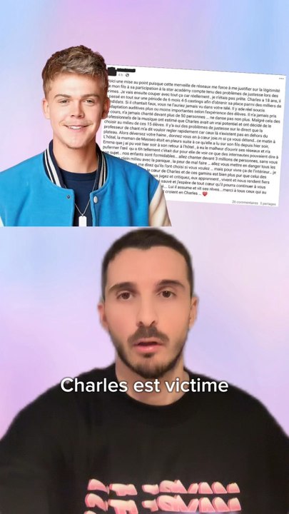 Charles est victime de cyberharcèlement