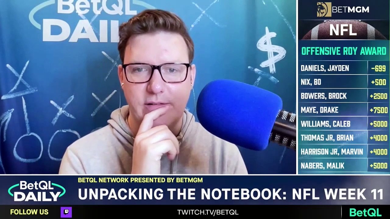 Bo Nix climbs the OROY Odds Board!