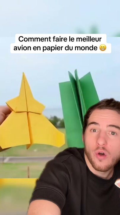 Le meilleur avion en papier