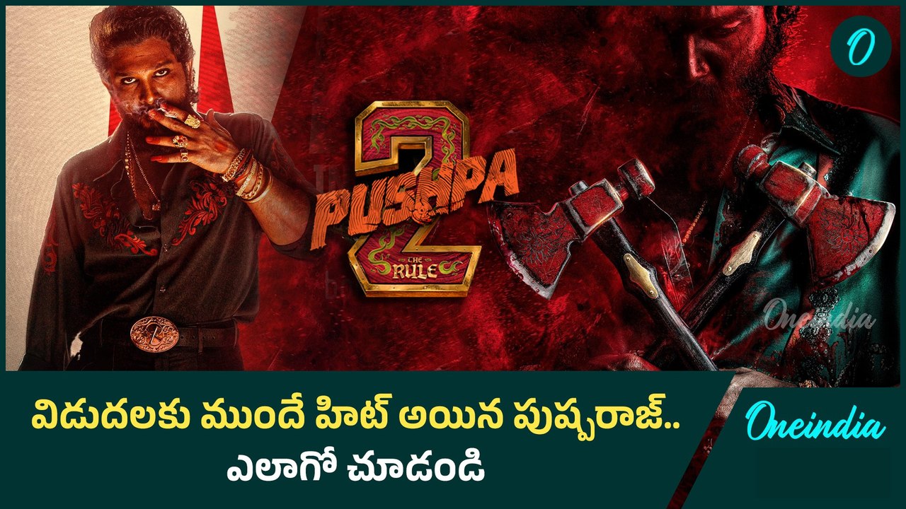 Pushpa 2 the Rule: విడుదలకు ముందే  పుష్పరాజ్ హిట్.. ఎలాగో చూడండి | Oneindia Telugu