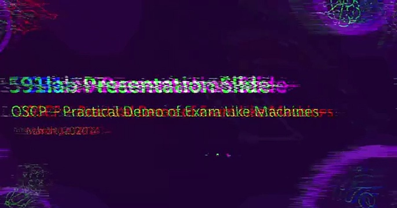 OSCP - Exam Like Machines Practical Demo