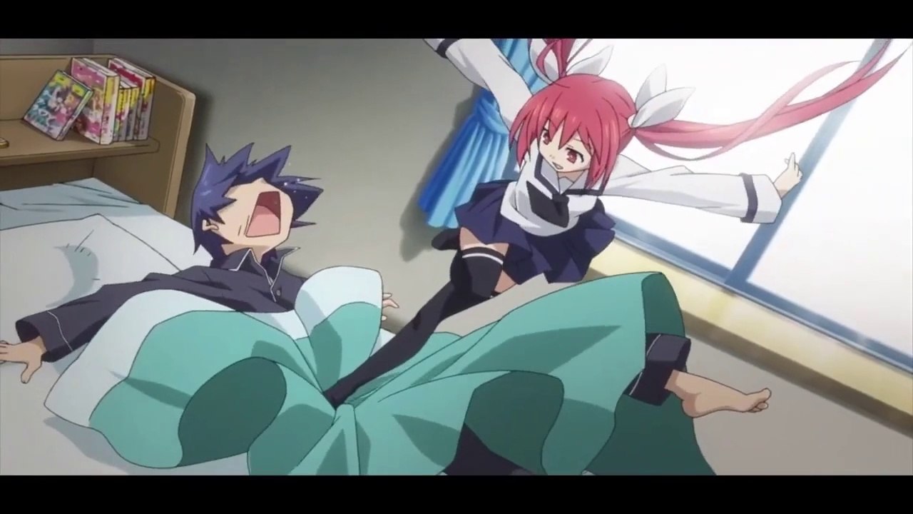 Anime Date A Live- Kotori wakes up Shido