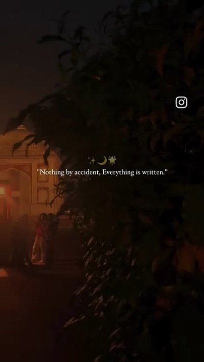 Everything is for a reason