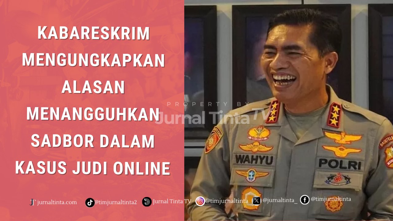 Kabareskrim: yang Kita Tangkap Pemberi Gift-nya, Sita Cek Bank BCA - Cek Bank Mandiri