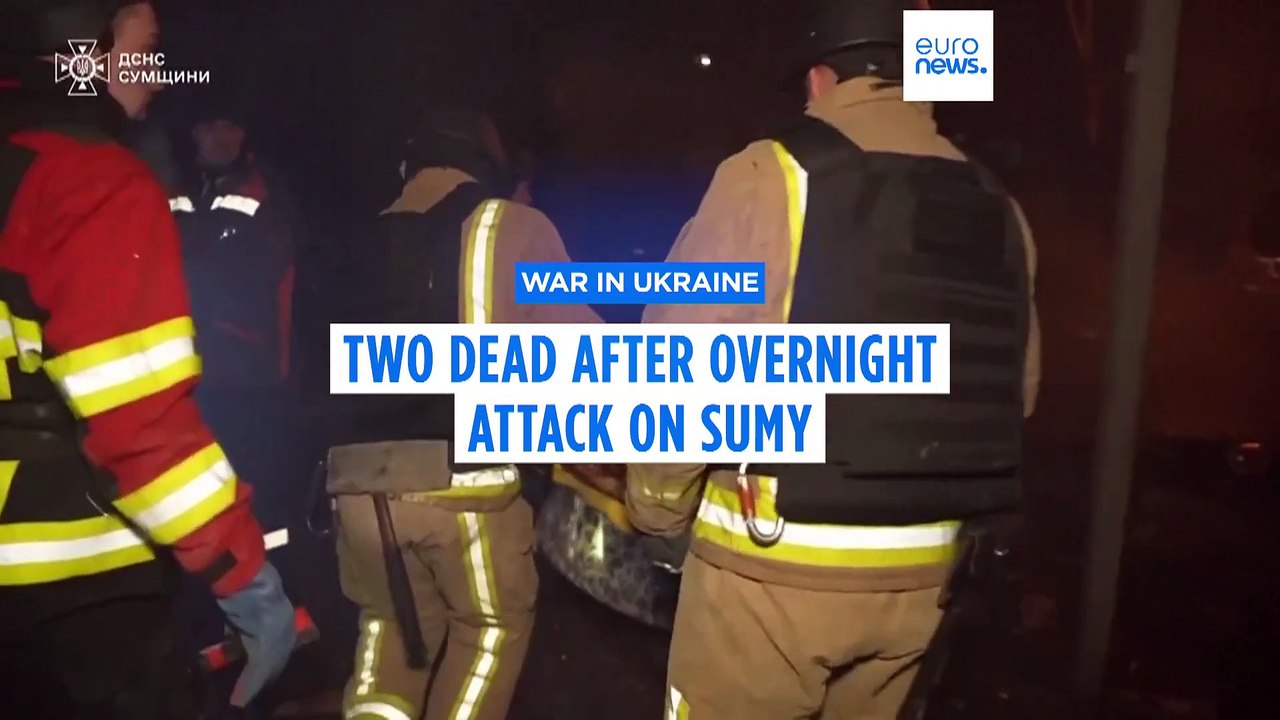 At least two people dead in Ukraine after Russian airstike in Sumy