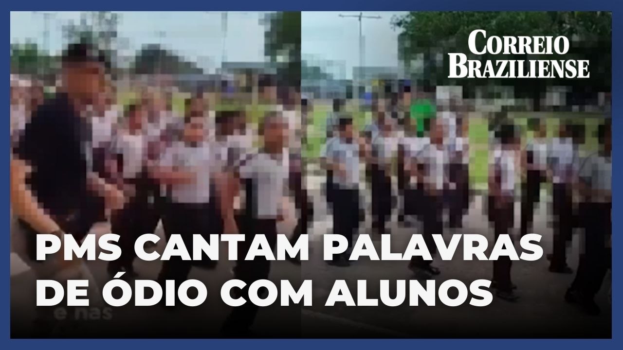 Policiais são afastados após proclamar marcha com canções de ódio em colégio militar