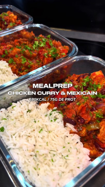 ⚠️ MEAL PREP -25€ pour 6 repas ⚠️