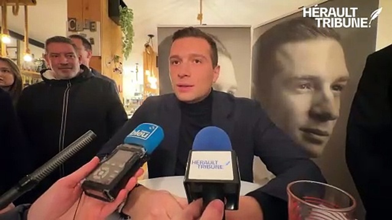 Jordan Bardella à Sète