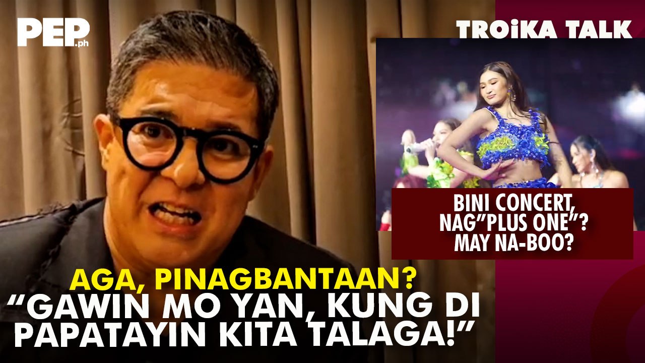 Aga Muhlach, paano napapayag gawin ang Uninvited? Ang BINI at ang "plus one" | PEP Troika Talk