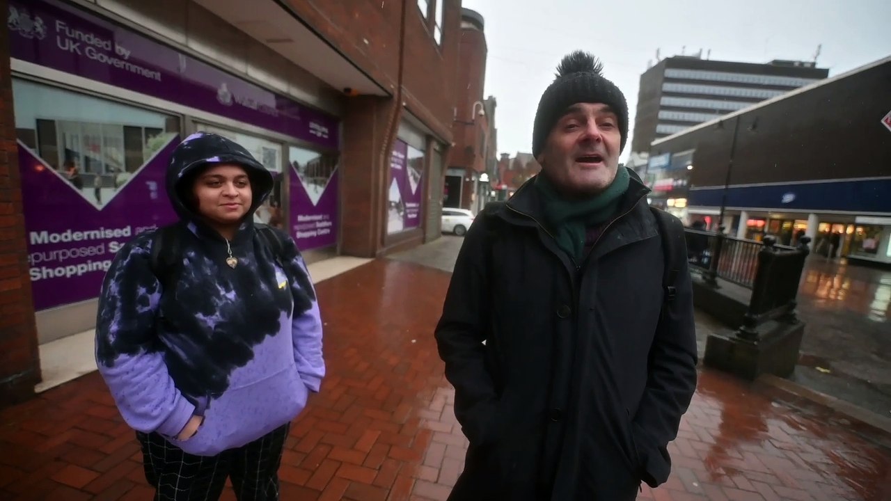 We take to Walsall to see how hardcore the shoppers are in the rain.