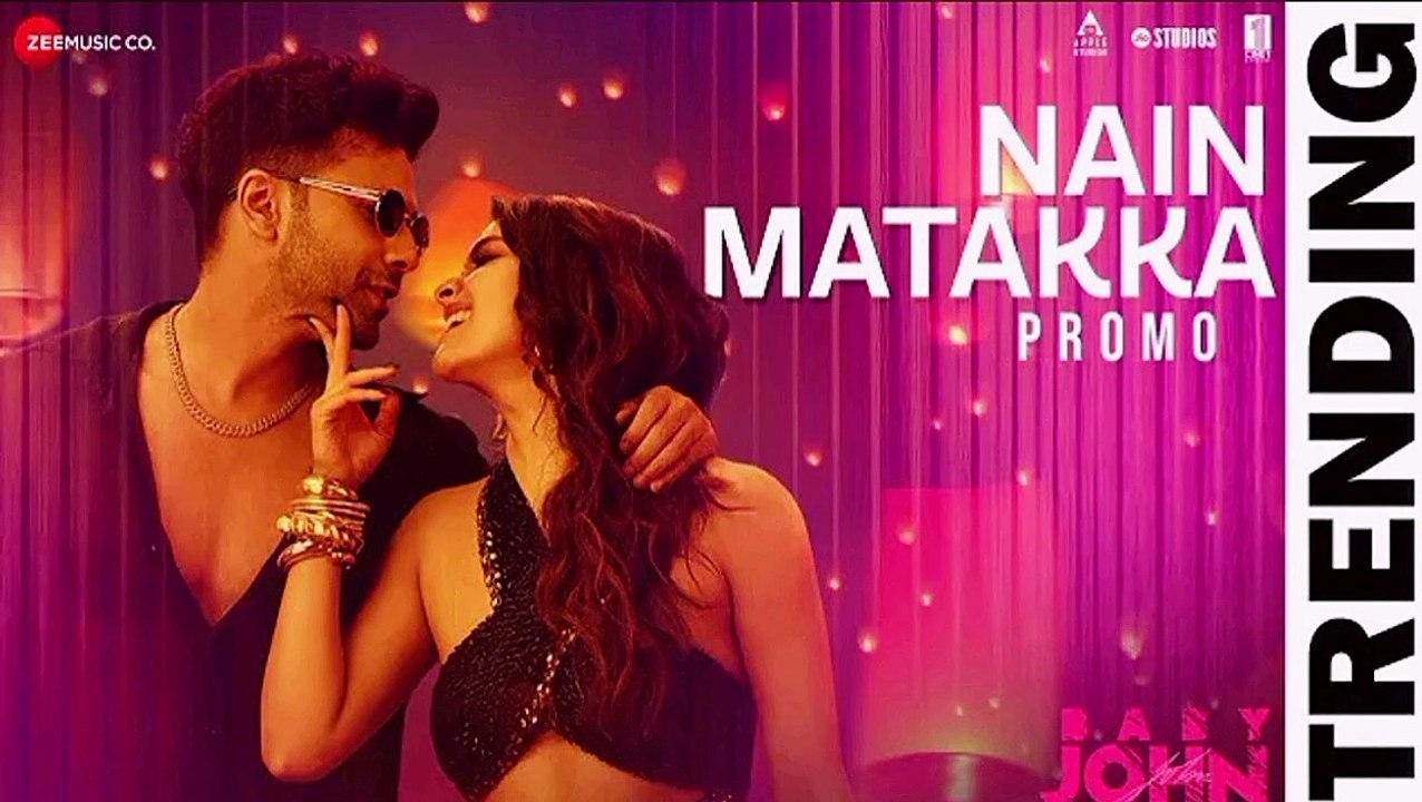 Nain Matakka - Promo | Baby John | Varun Dhawan, Keerthy Suresh | Diljit, Dhee,