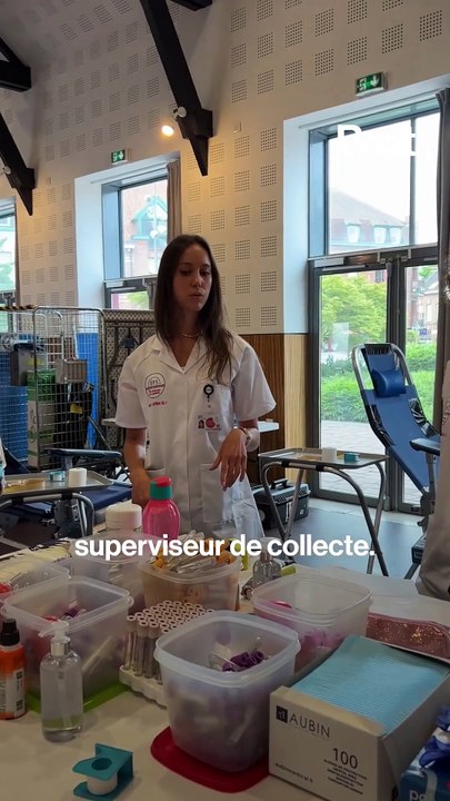 Son métier : infirmière à l'EFS