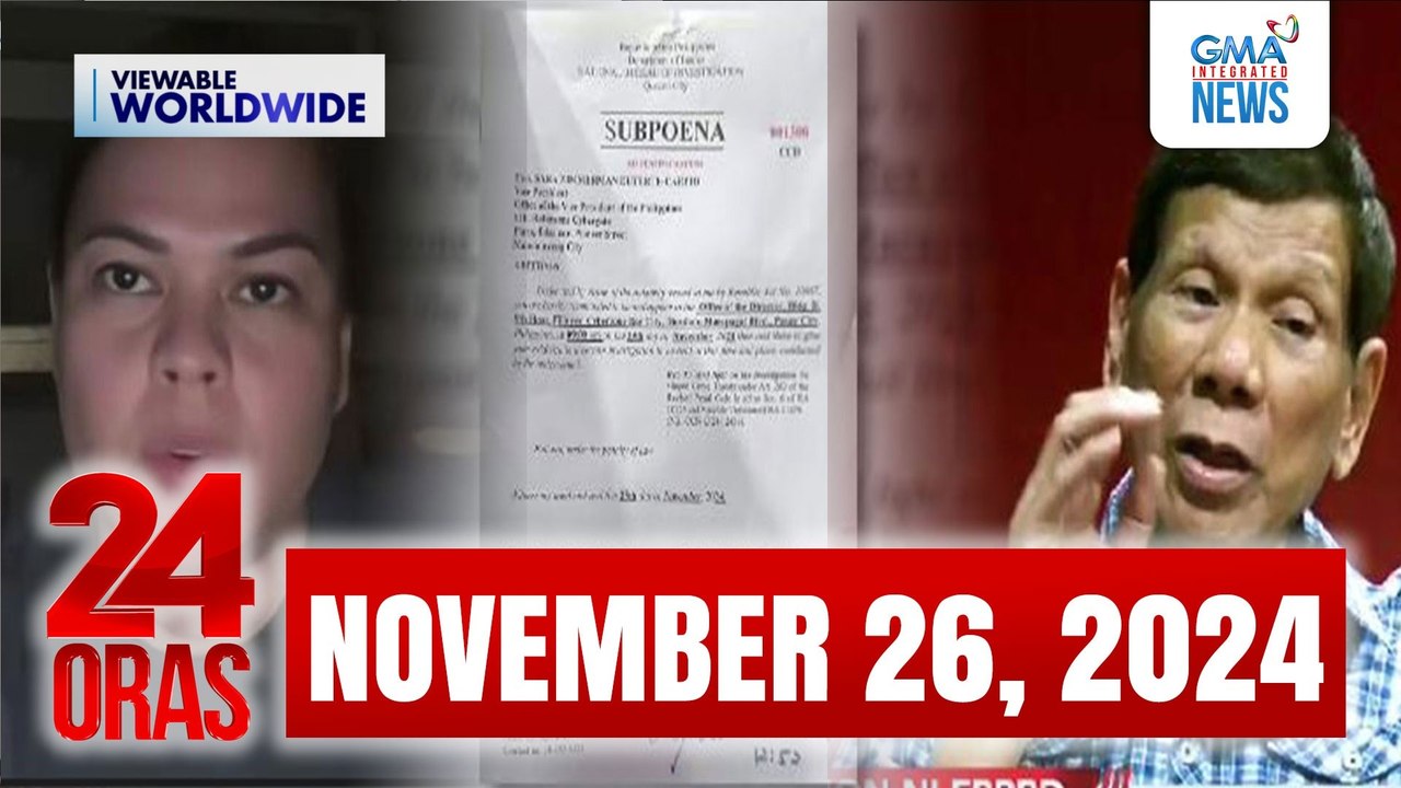24 Oras Express: November 26, 2024 [HD]