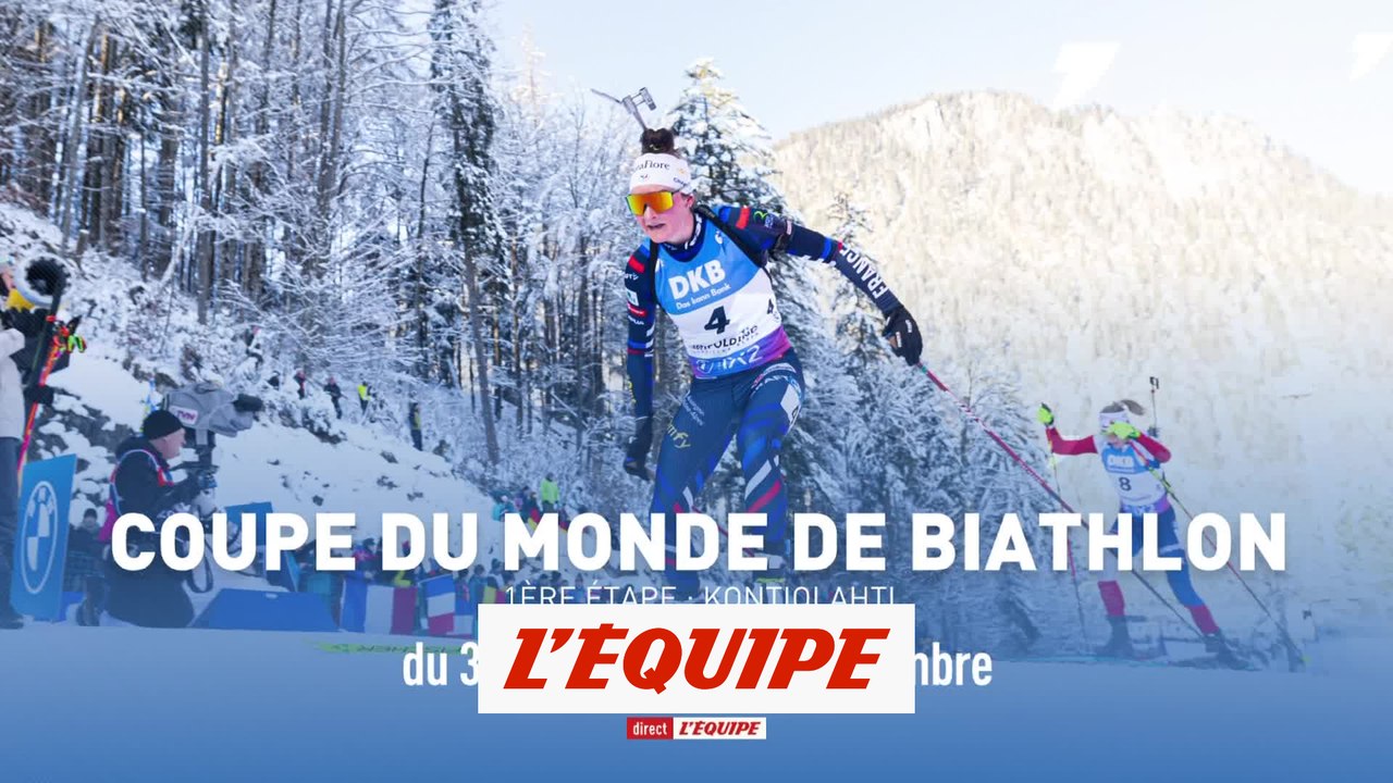 La reprise du biathlon est à suivre en direct sur la chaine l'Equipe - Biathlon - Coupe du monde