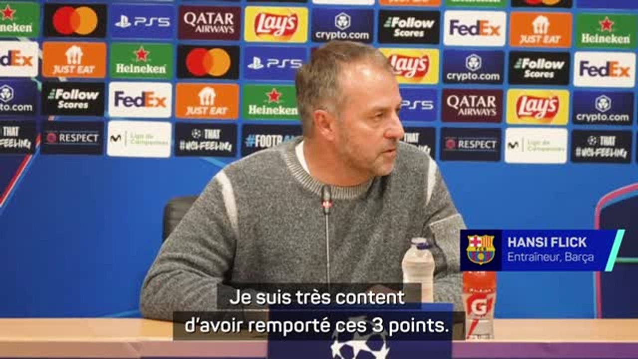 Barcelone - Hansi Flick : "On a bien dominé Brest"