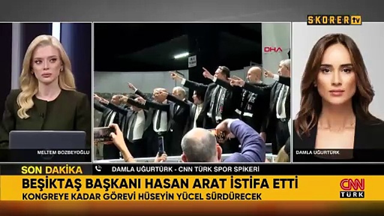 Beşiktaş'ta Başkan Hasan Arat istifa etti!