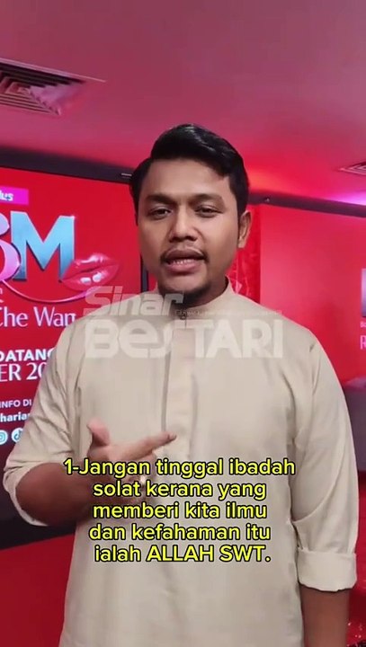 Nasihat Da'i Izzhar kepada adik-adik SPM