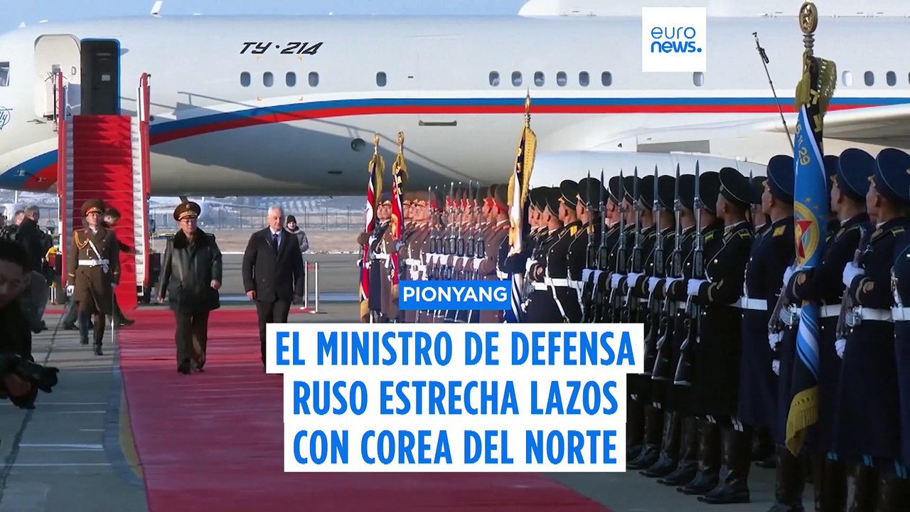 El ministro de Defensa ruso visita Corea del Norte para conversar con líderes militares y políticos