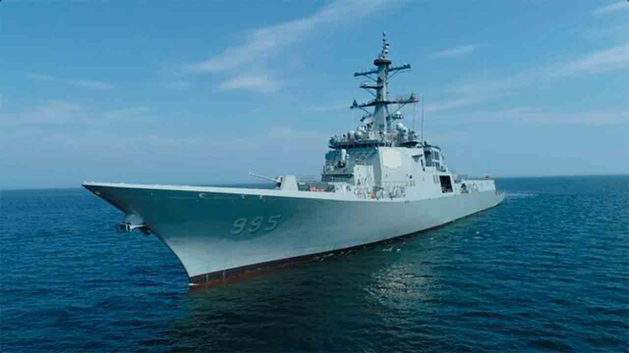 現代重工業、最新鋭の駆逐艦を韓国海軍に引き渡し