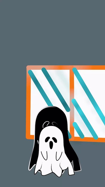 Little Ghost Vs Lady scream (Animation Meme) #4k #shorts #memes #Animation