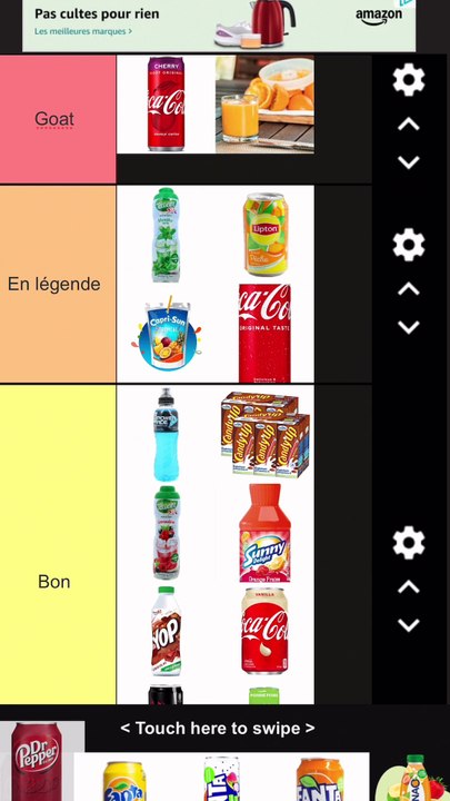 Tiers List boisson !!!!!