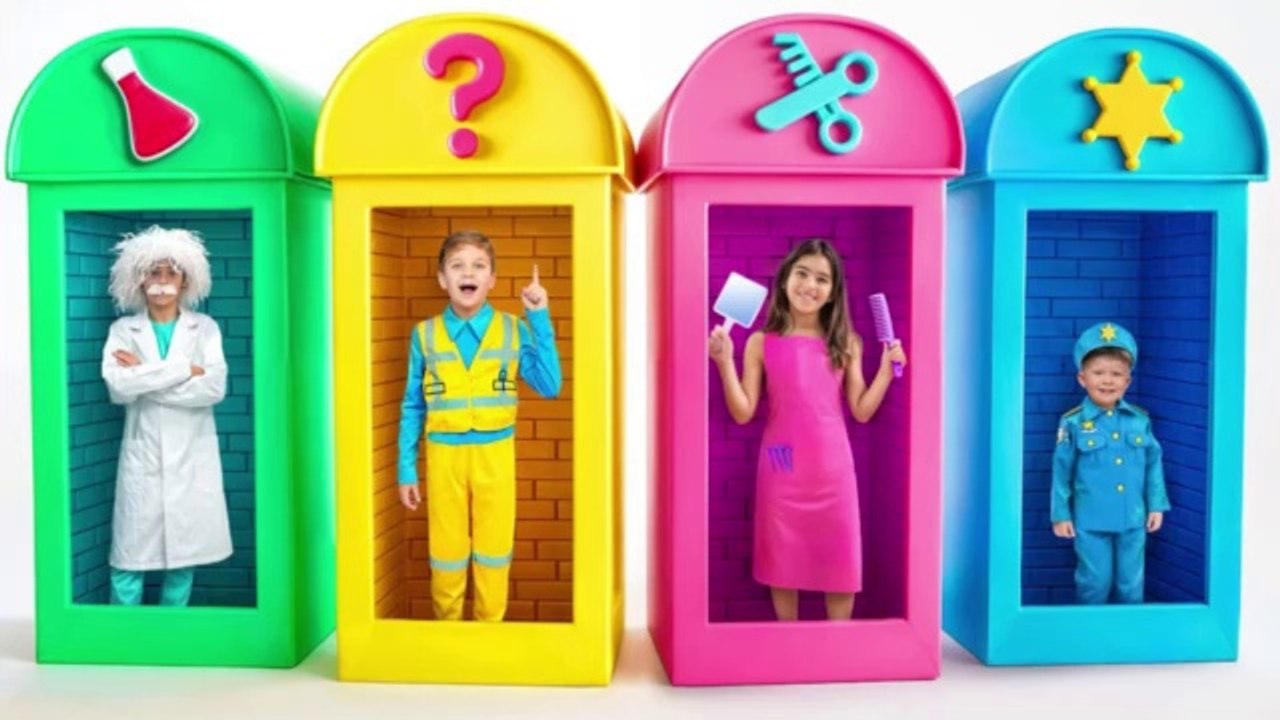 Kids Try Working in Professions