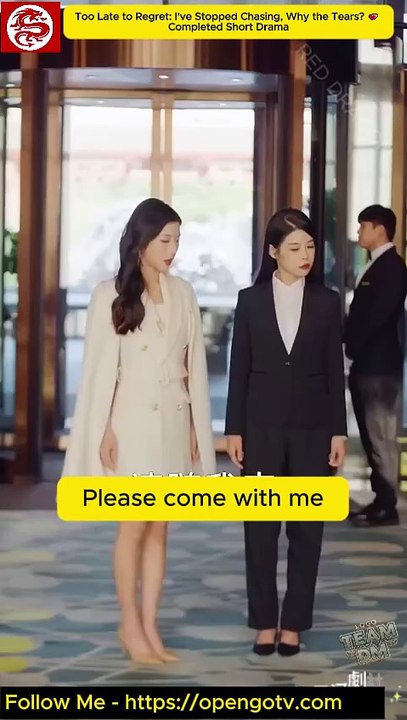 Too Late to Regret I've Stopped Chasing, Why the Tears