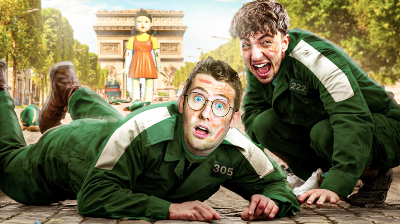 JE PARTICIPE AU 1 2 3 SOLEIL DE INOXTAG AUX CHAMPS ELYSEES (SQUID GAME)