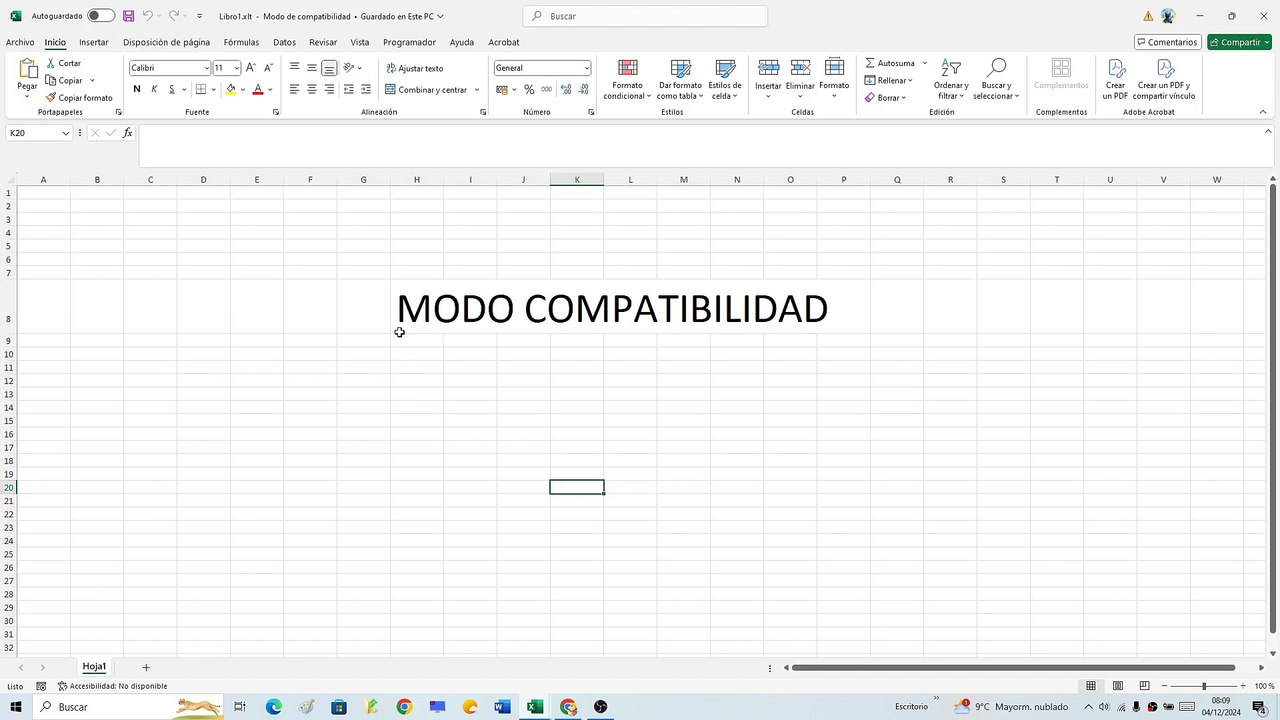 ✍❌ QUITAR MODO COMPATIBILIDAD en EXCEL FÁCIL y RÁPIDO