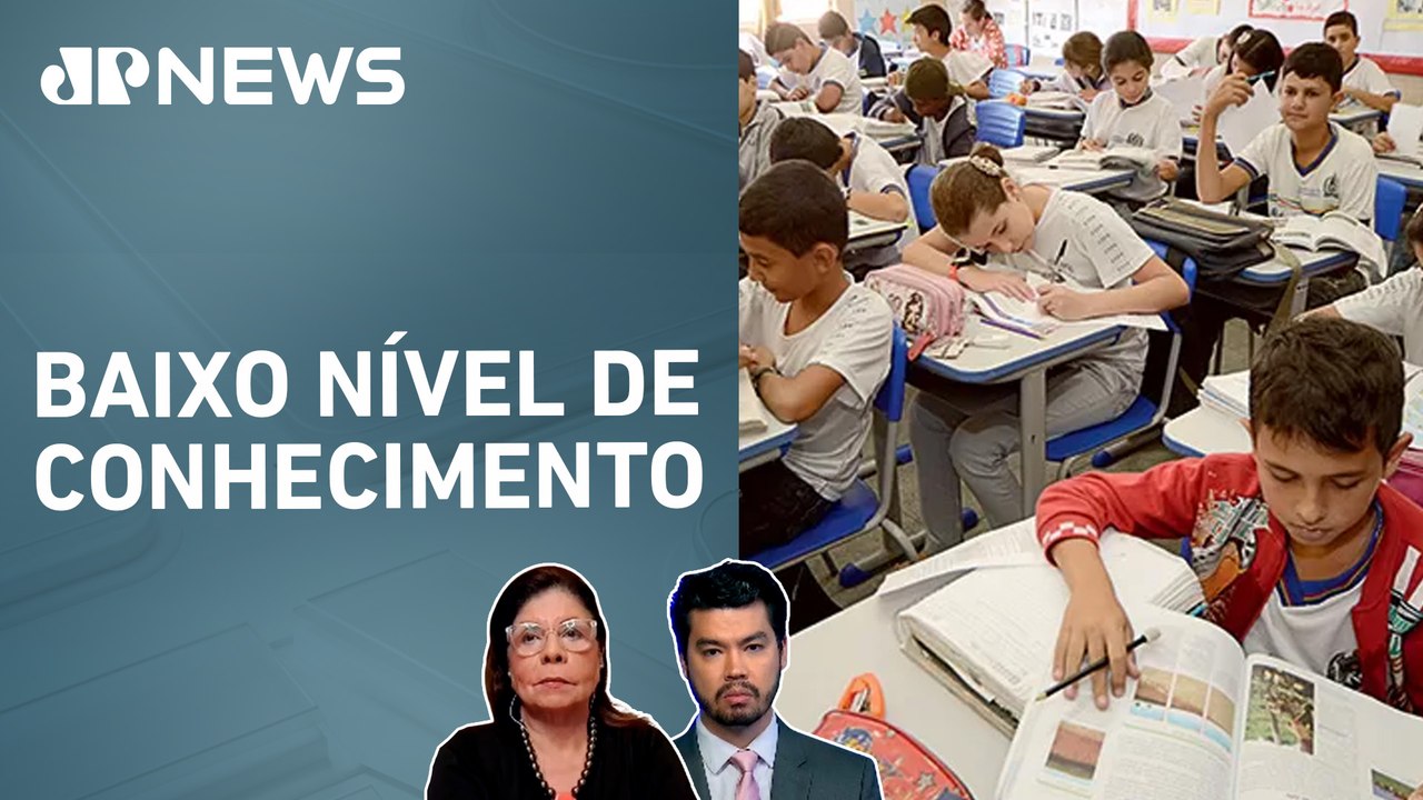 Brasil se sai mal em avaliação internacional de educação; Dora Kramer e Nelson Kobayashi avaliam