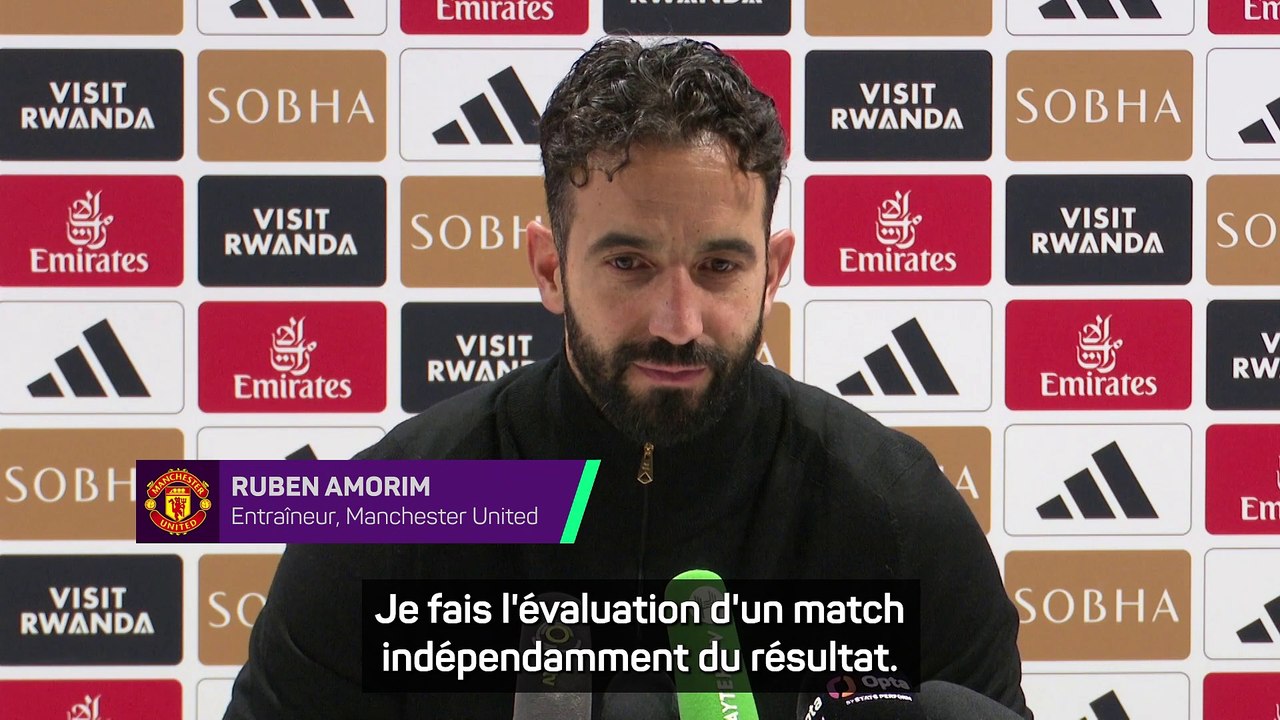 Amorim : "Nous devons nous améliorer"