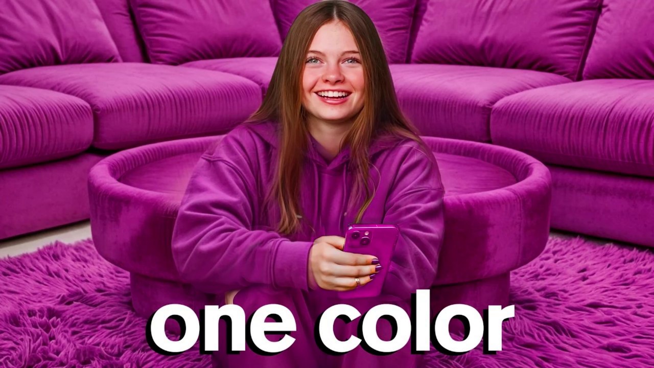 LIVING ALONE in ONE COLOR For 24 Hours