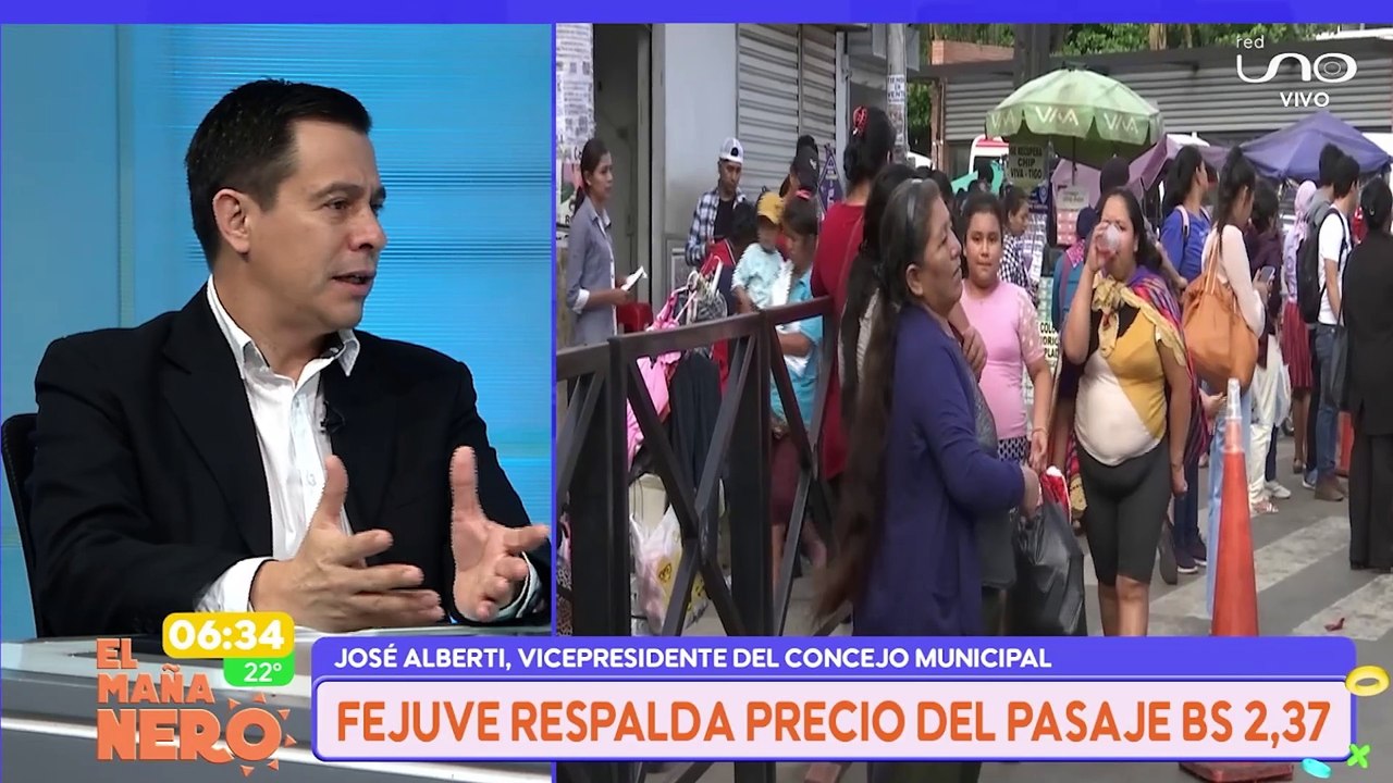 scz concejal alberti rechaza cobro de pasaje de Bs 2.37