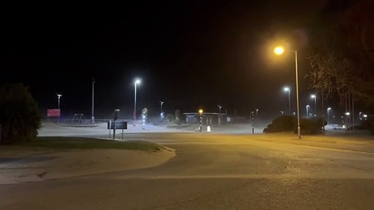 Storm Darragh arrives in Minehead filmed by Kevin Bridgwater.
