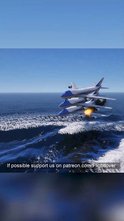 Engine Failure Nightmare: Terrifying Crash into Ocean Near Montreal-Trudeau Intl Airport Canada #fly