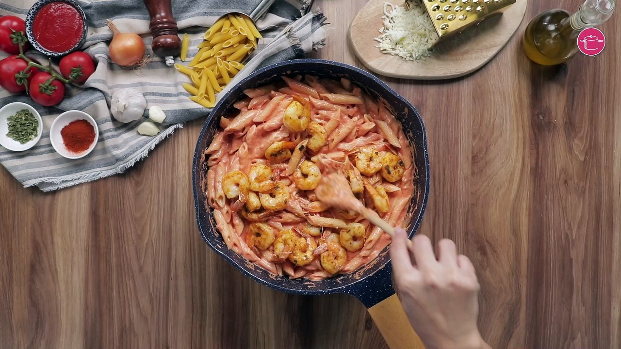 وصفة بينك باستا