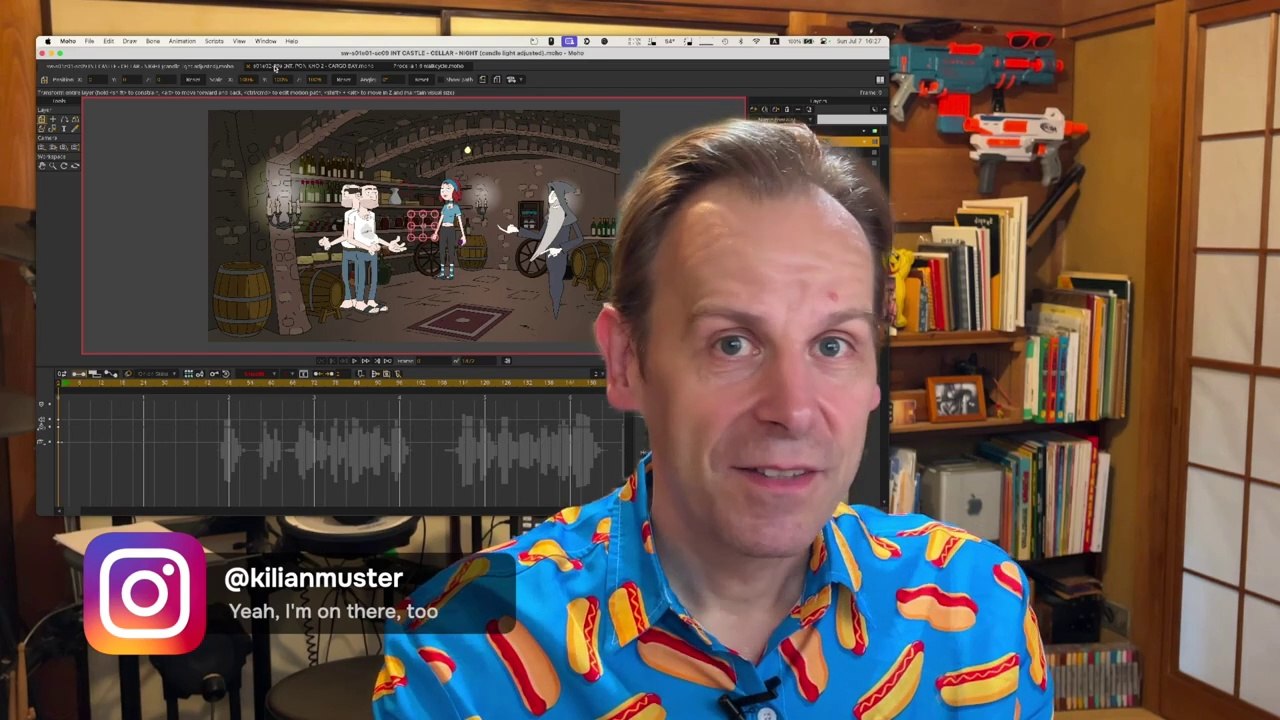 Doing A Walk Cycle in Moho Pro