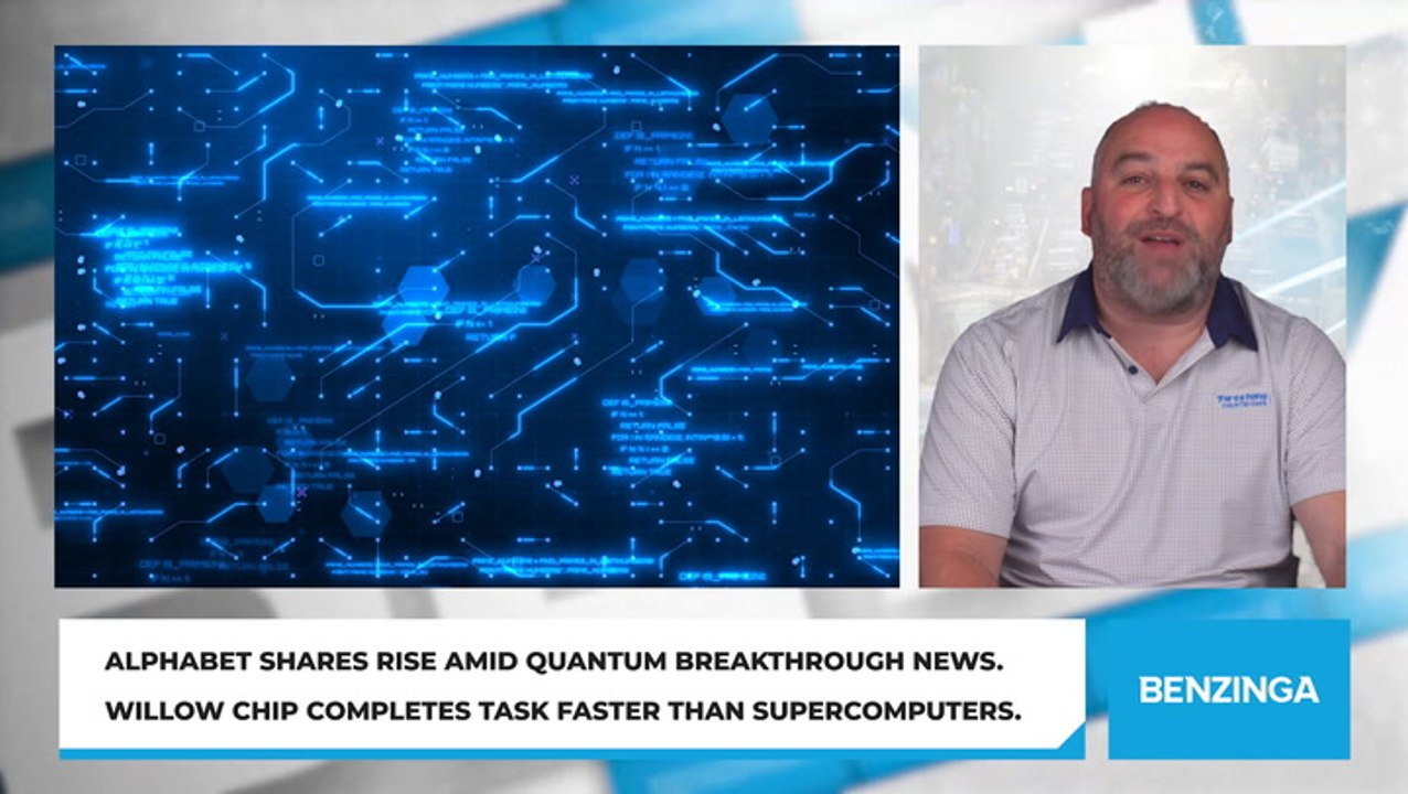 Alphabet Shares Rise Amid Quantum Breakthrough News. Willow Chip Completes Task Faster Than Supercomputers.