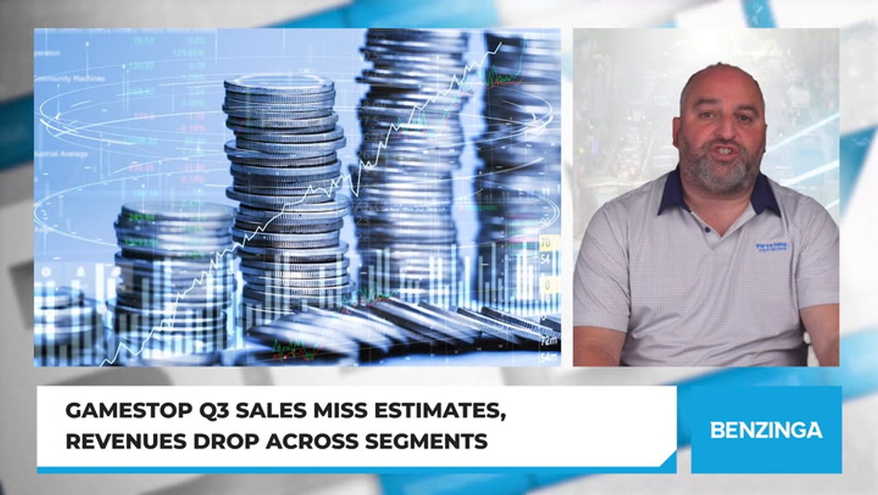 GameStop Q3 Sales Miss Estimates, Revenues Drop Across Segments